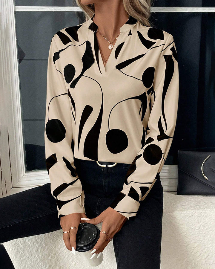 Rinan - Trendige stylische Bluse mit