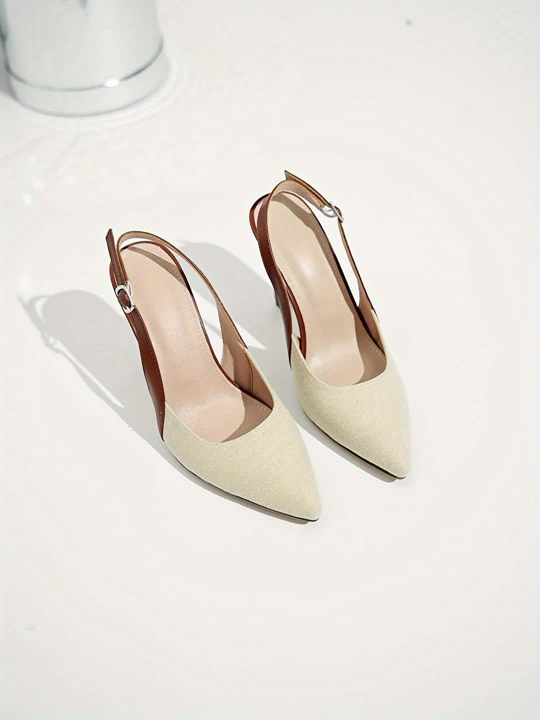 Amélie - Kontrast Slingback Heels