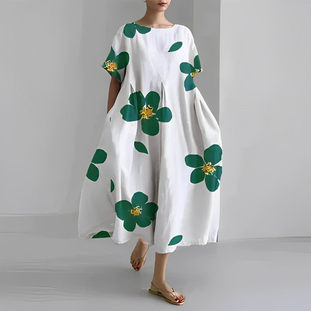 Claire - Bohemian Kleid mit Blumenprint