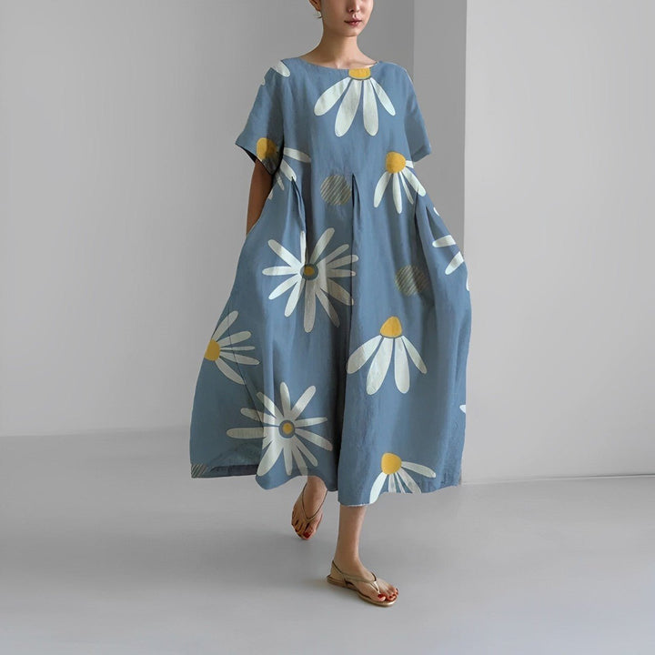Claire - Bohemian Kleid mit Blumenprint