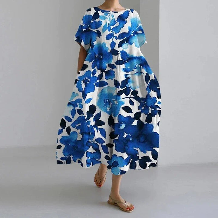 Claire - Bohemian Kleid mit Blumenprint