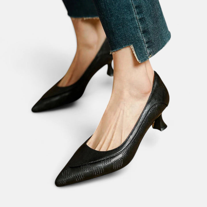 Amara Leder Heels