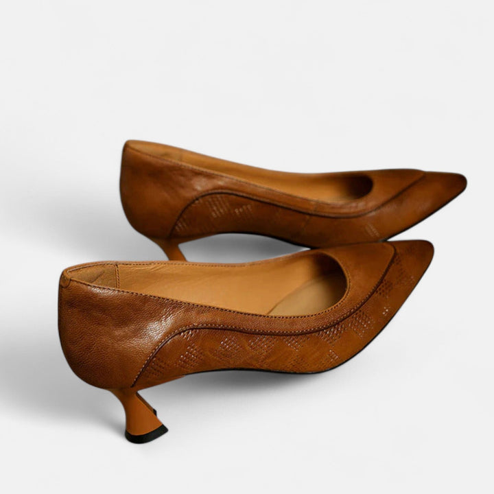 Amara Leder Heels