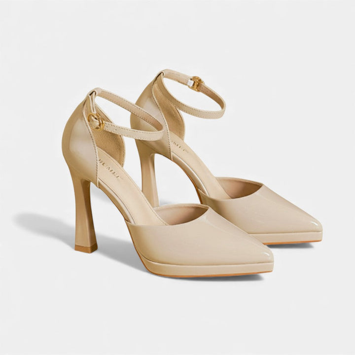 Evette Leder Heels