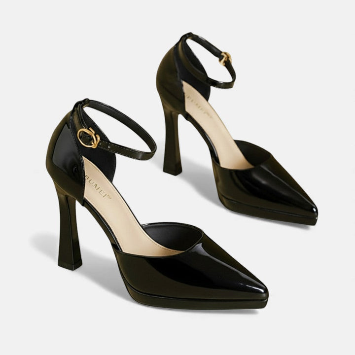 Evette Leder Heels