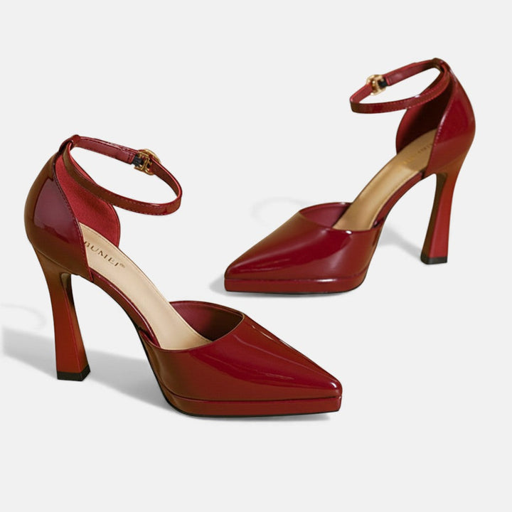 Evette Leder Heels