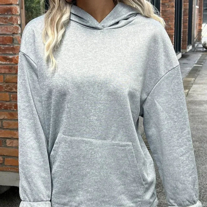 Aveline - Hoodie mit Spitzenakzenten und