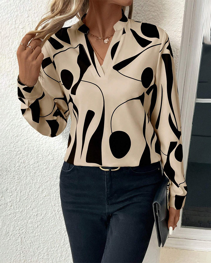 Rinan - Trendige stylische Bluse mit