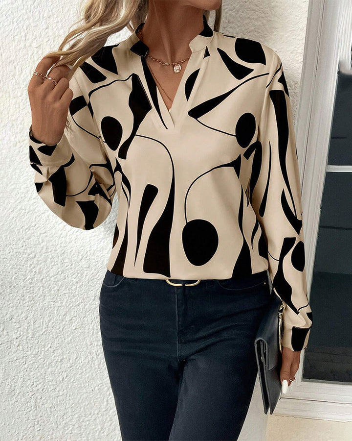 Rinan - Trendige stylische Bluse mit