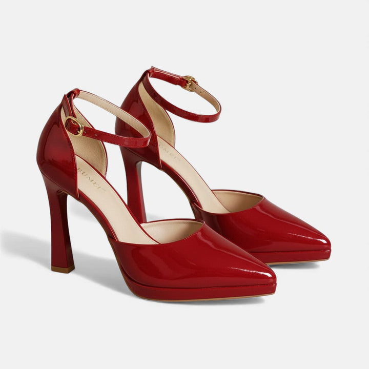 Evette Leder Heels