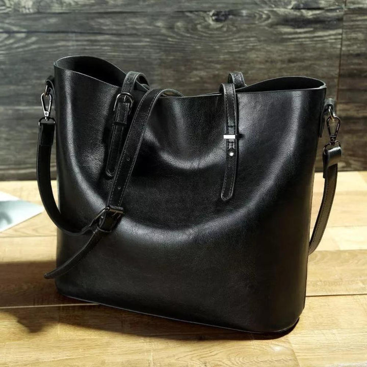 Jane - Zeitlose Vintage-Lederhandtasche