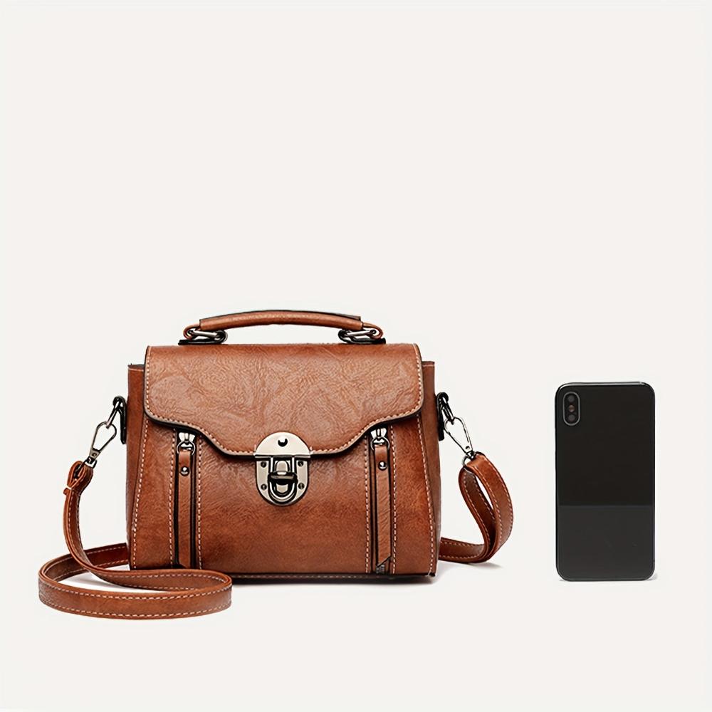 Zoe - Zeitlos elegante Leder-Umhängetasche
