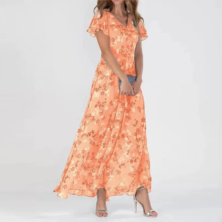 Mila - Schmeichelhaftes Glam Midikleid