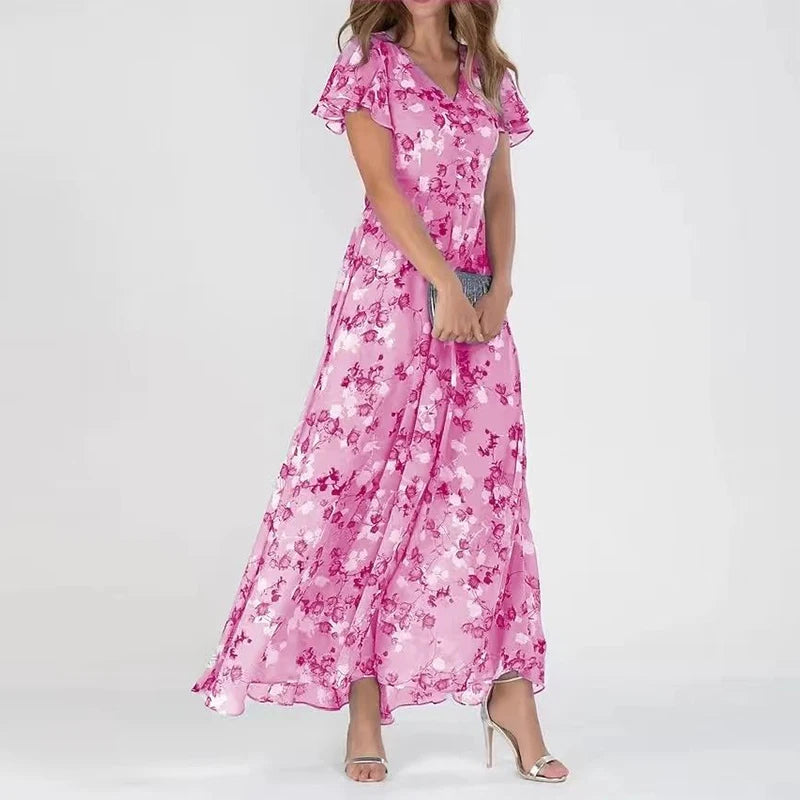 Mila - Schmeichelhaftes Glam Midikleid