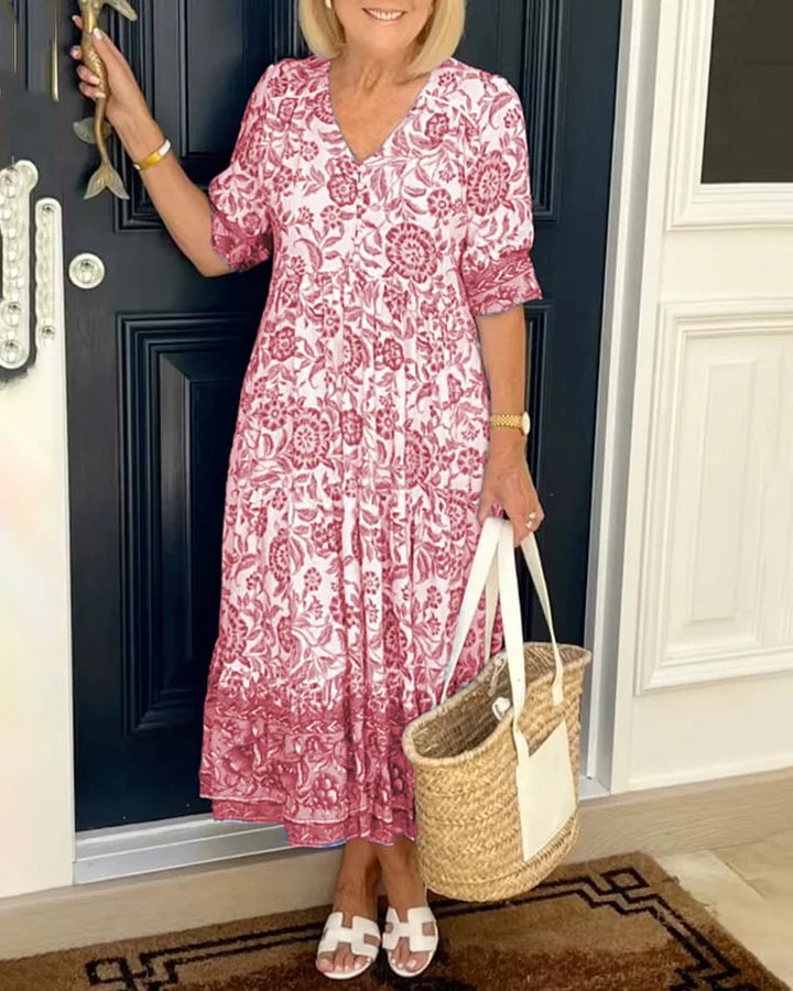 Maeva - Boho Maxikleid mit floralem