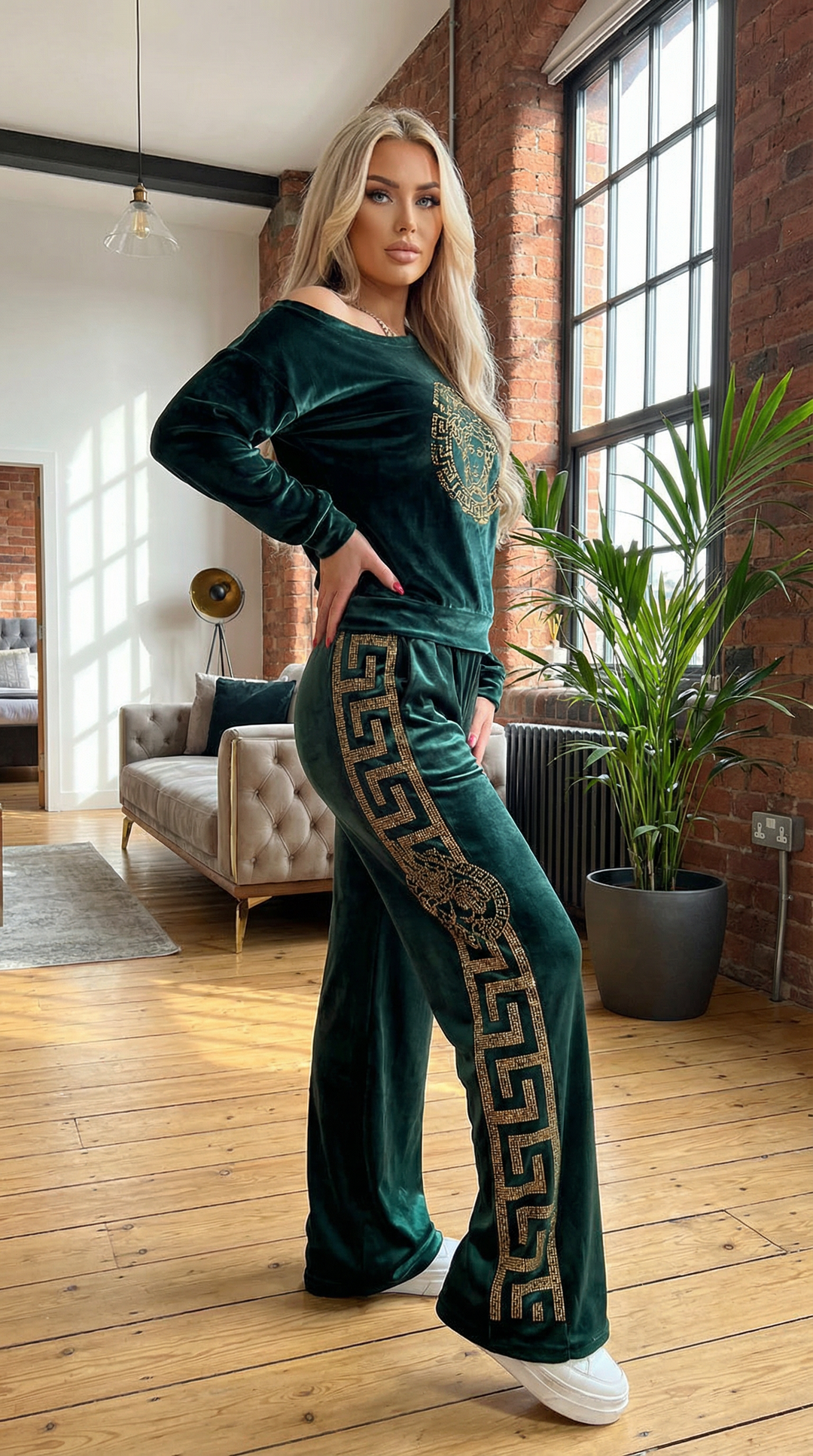 Seraina - Lounge Luxe Samt-Set