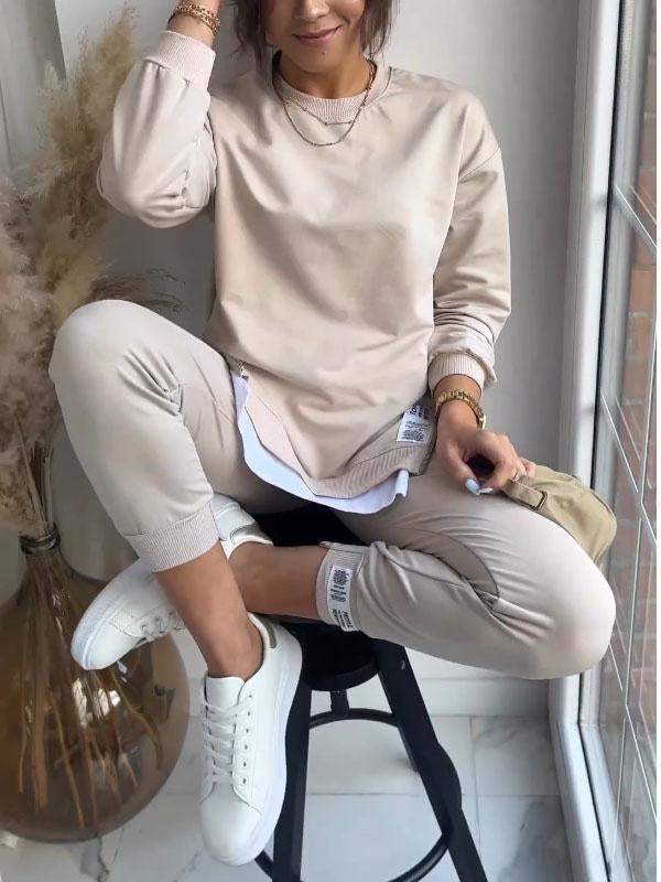 Agatta - Bequemes Sweatshirt- und Hosenset