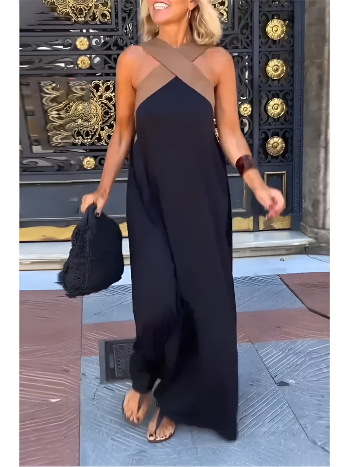 Delphine - Kleid mit überkreuztem Schnitt