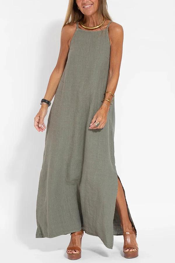 ALWINE I NECKHOLDER-KLEID