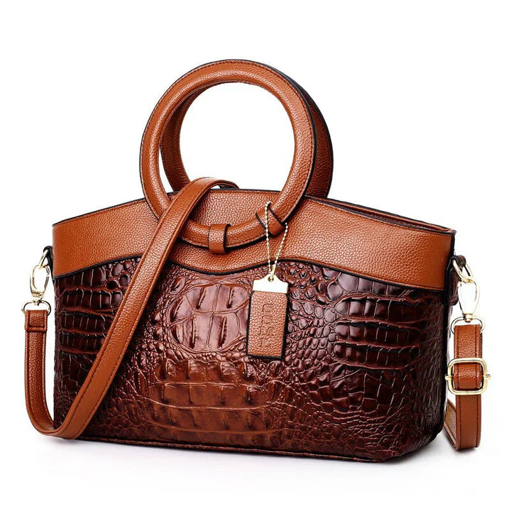 Frances - Klassische Heritage Leder-Umhängetasche