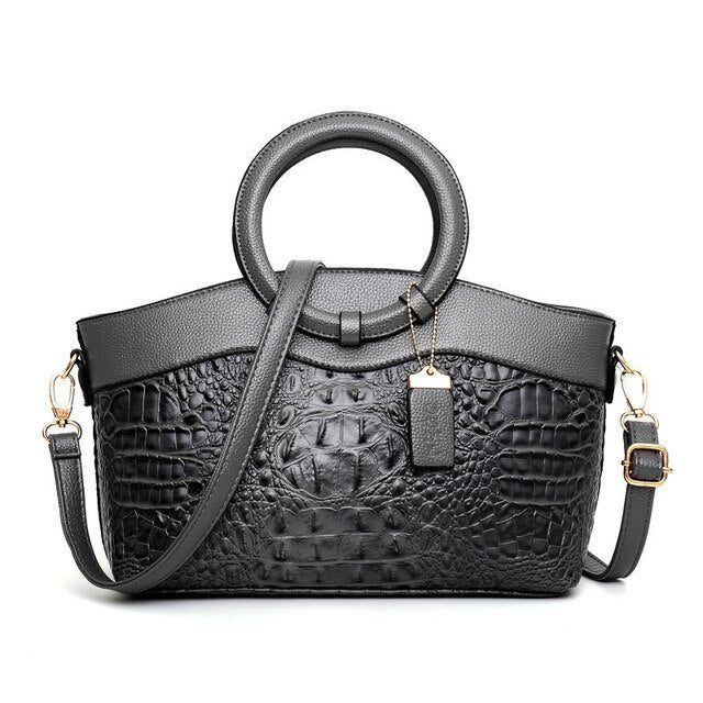 Frances - Klassische Heritage Leder-Umhängetasche