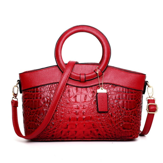 Frances - Klassische Heritage Leder-Umhängetasche