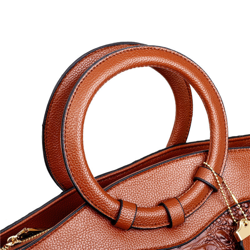 Frances - Klassische Heritage Leder-Umhängetasche
