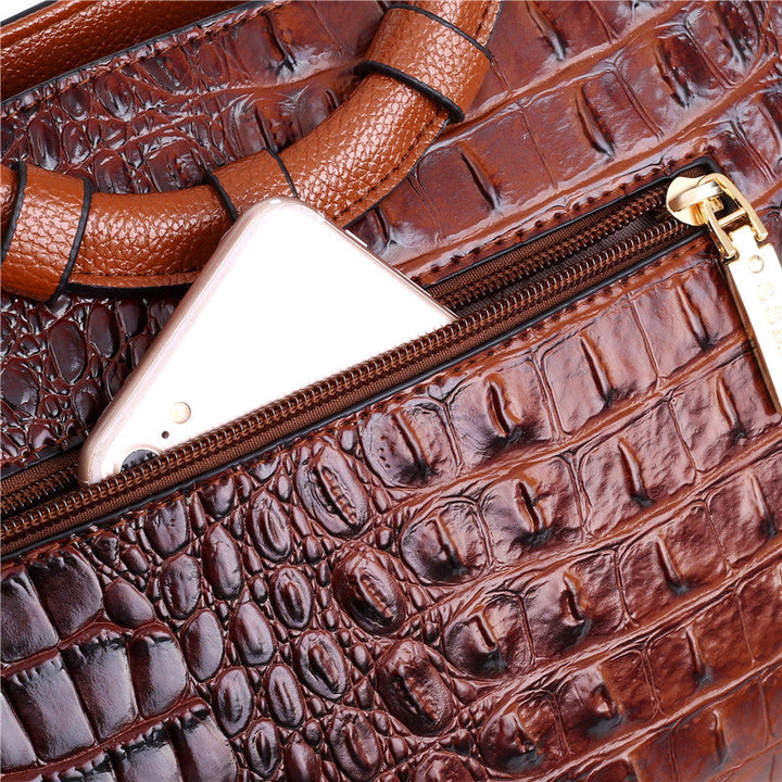 Frances - Klassische Heritage Leder-Umhängetasche