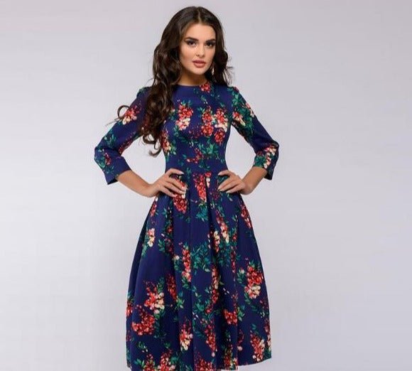 SIBYLLE I FLORALES KLEID