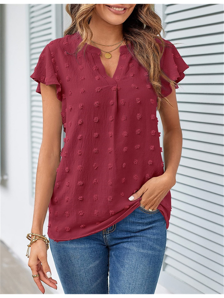 Hannah - Bluse mit Patchwork und