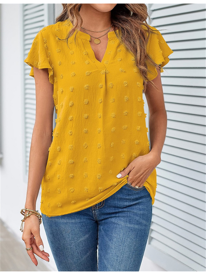 Hannah - Bluse mit Patchwork und