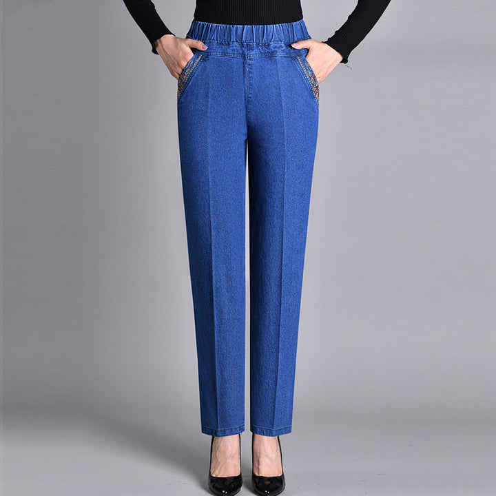 Adriana - Damenjeans mit Seitentaschen und