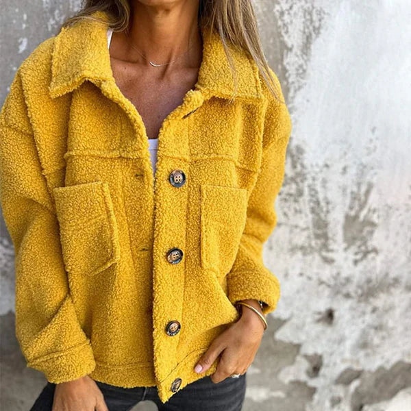 Dion - Kurze Wolljacke mit Revers