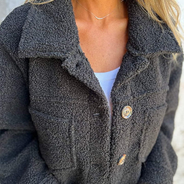 Dion - Kurze Wolljacke mit Revers