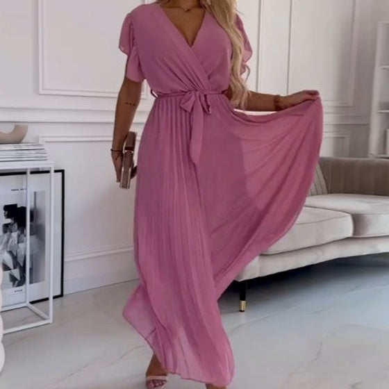 FRIDA I PLISSIERTES KLEID MIT