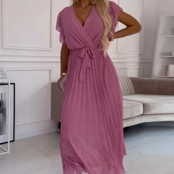 FRIDA I PLISSIERTES KLEID MIT
