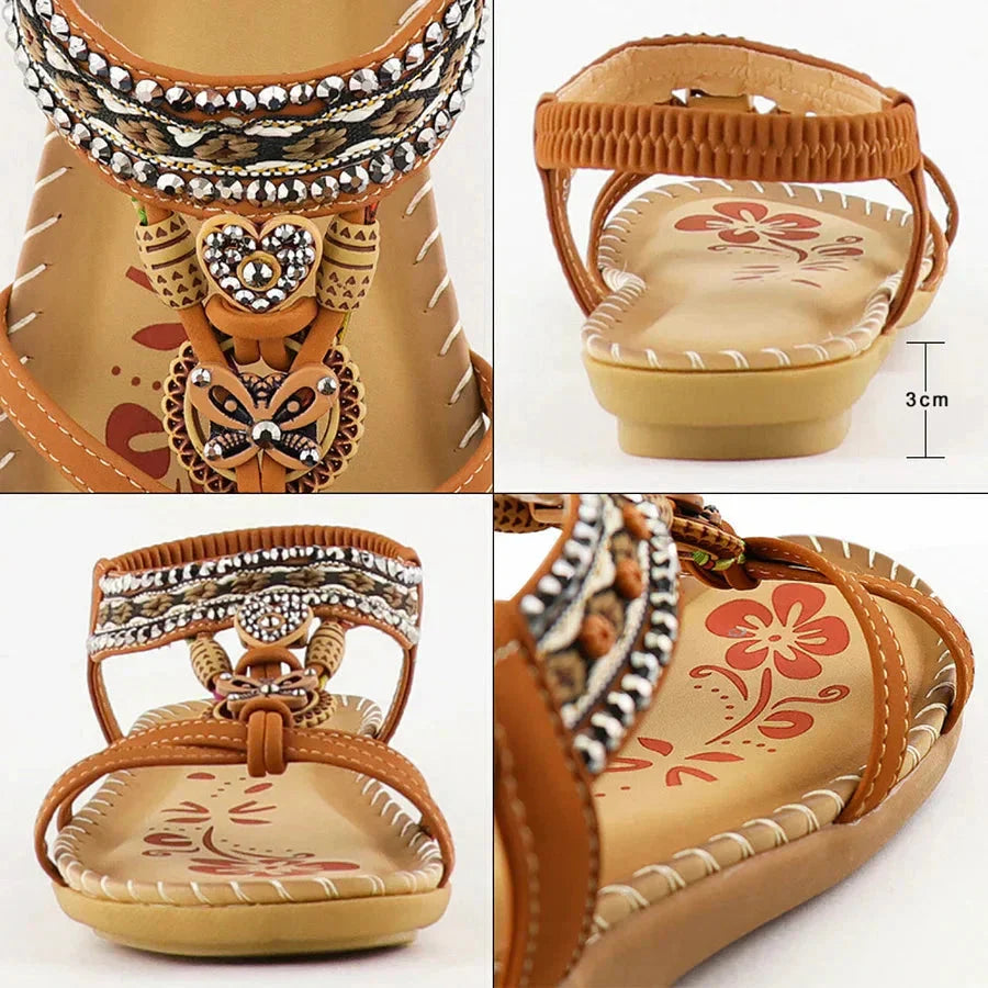 Colette - Boho Komfort Sandalen