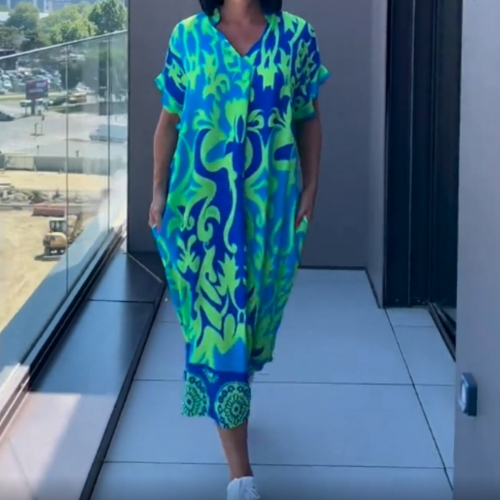 Alara - Elegantes Kleid mit V-Ausschnitt