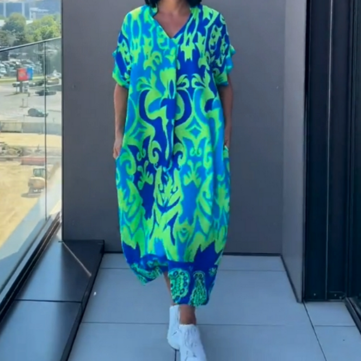 Alara - Elegantes Kleid mit V-Ausschnitt