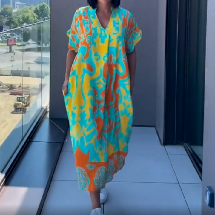 Alara - Elegantes Kleid mit V-Ausschnitt