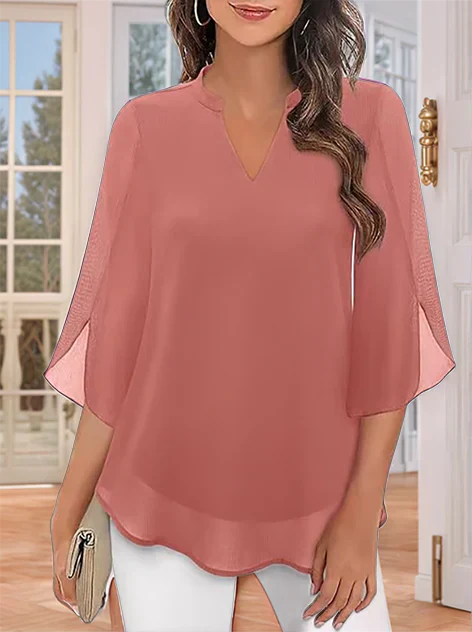 Zanyelle - Weich fallende Bluse in