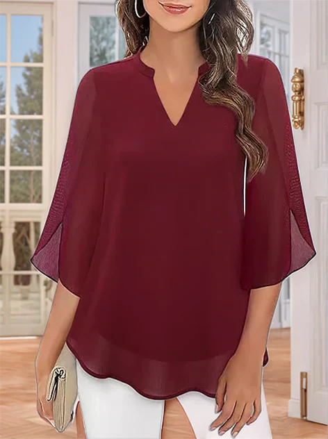 Zanyelle - Weich fallende Bluse in
