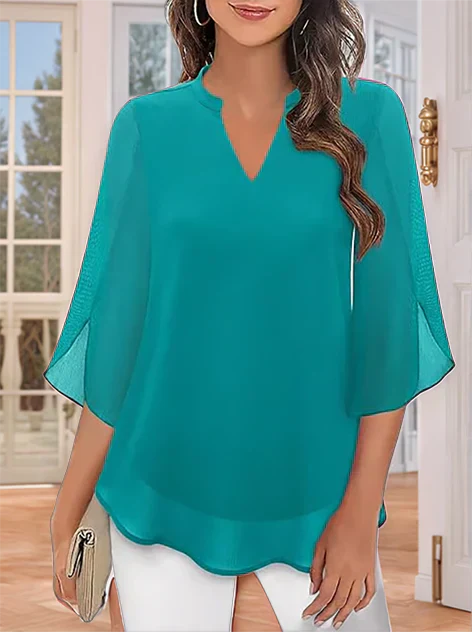 Zanyelle - Weich fallende Bluse in