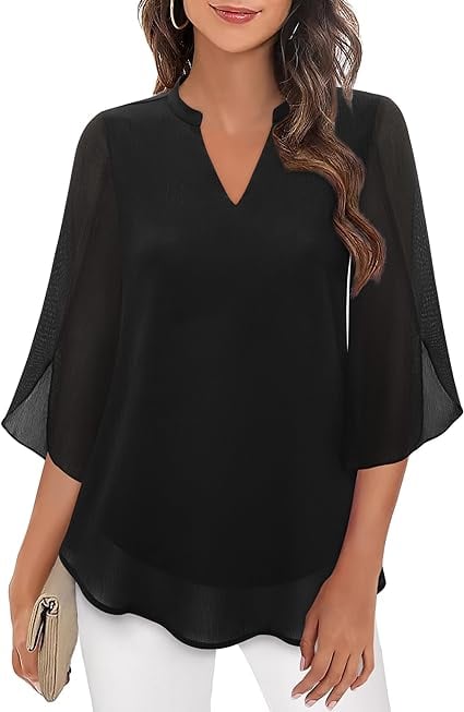 Zanyelle - Weich fallende Bluse in