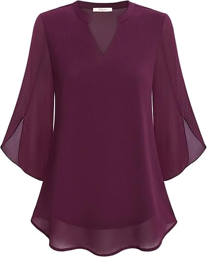 Zanyelle - Weich fallende Bluse in