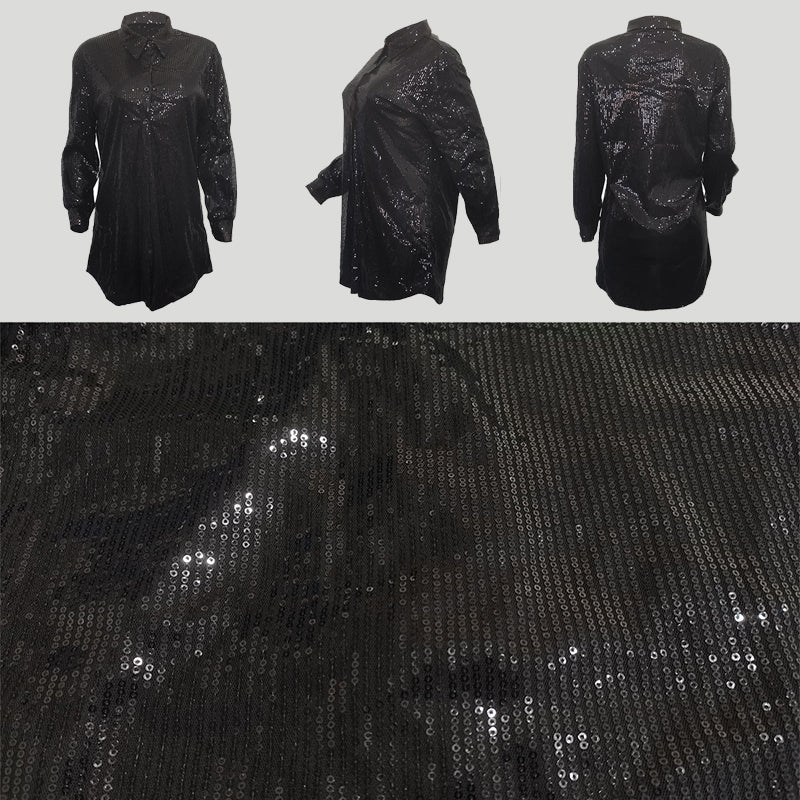 Amara - Glitzerndes Pailletten-Kleid