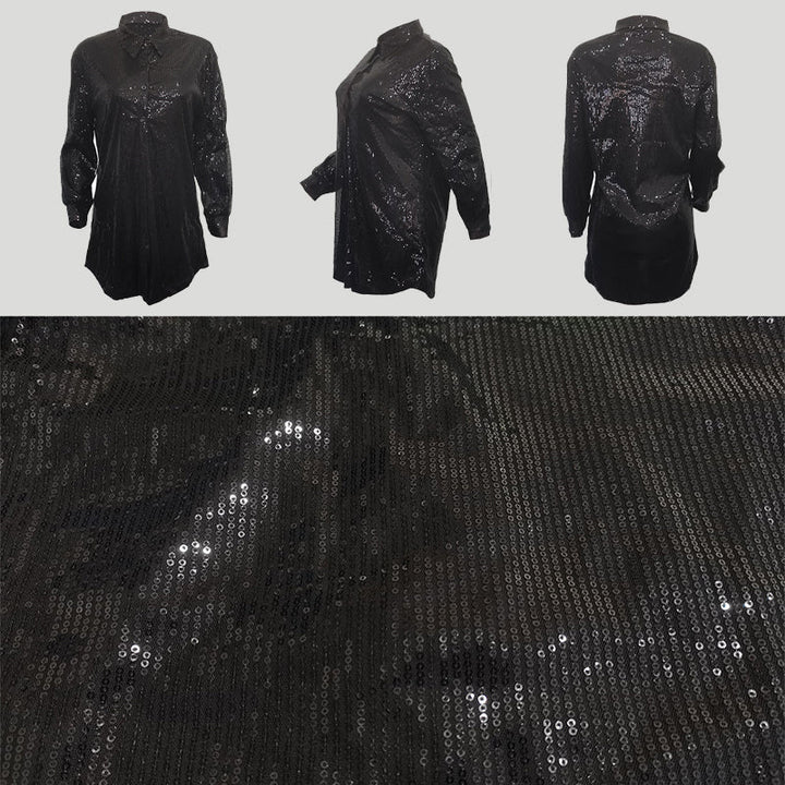 Amara - Glitzerndes Pailletten-Kleid