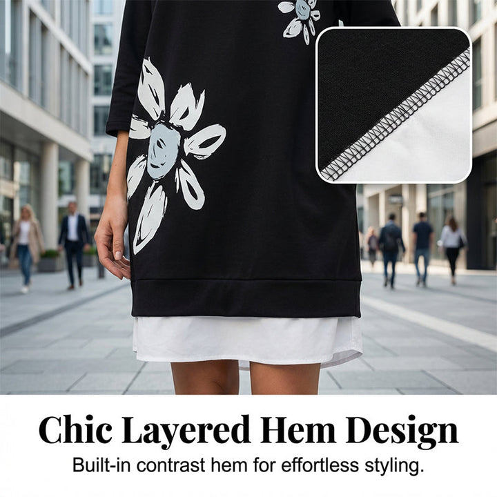 Maelle - Oversize T-Shirt Kleid mit