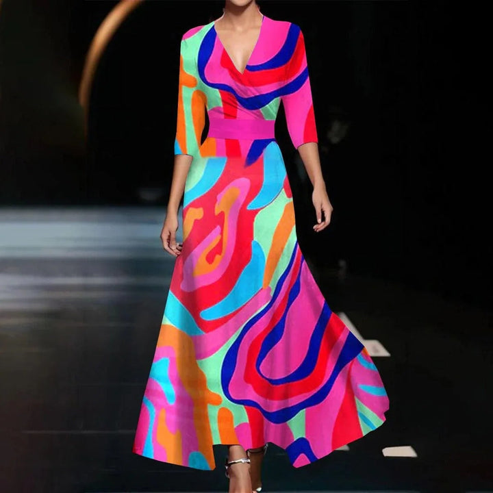 Aria - Chic Kleid mit Blumendruck