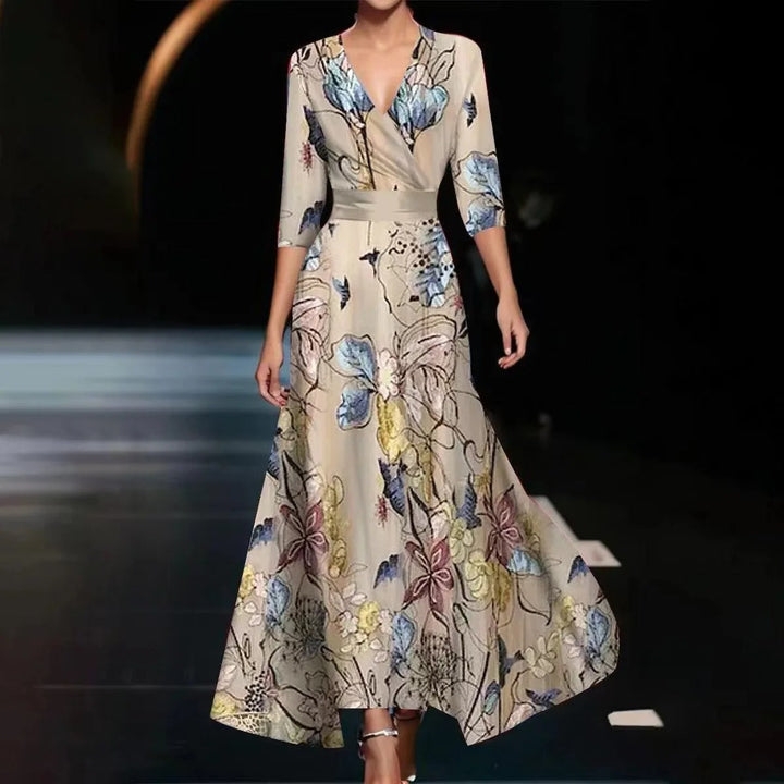 Aria - Chic Kleid mit Blumendruck
